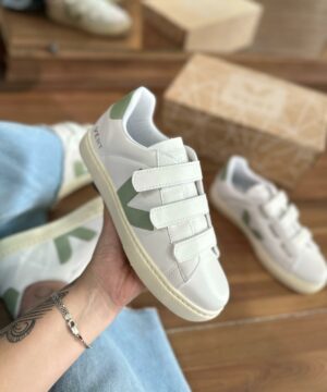 Tenis Vert Branco Verde Premium Feminino 3 scaled