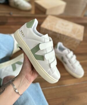 Tênis Vert Branco Verde Premium Feminino