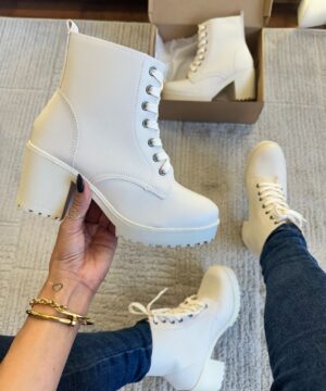 Bota Antonella Branca Premium Feminina 2