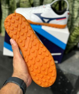 Chuteira Society Mizuno Branca Premium Masculino 1