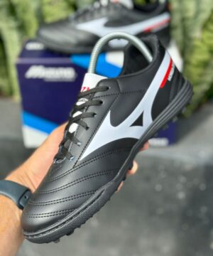 Chuteira Society Mizuno Preta Premium Masculino 1