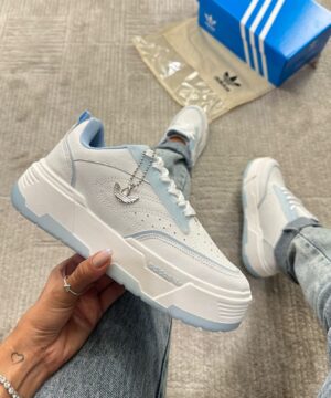 Tenis Adidas Femmy Fire Azul Branco Premium Feminino 6