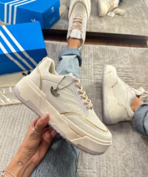 Tênis Adidas Femmy Fire Bege Premium Feminino