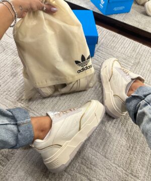 Tenis Adidas Femmy Fire Bege Premium Feminino 3