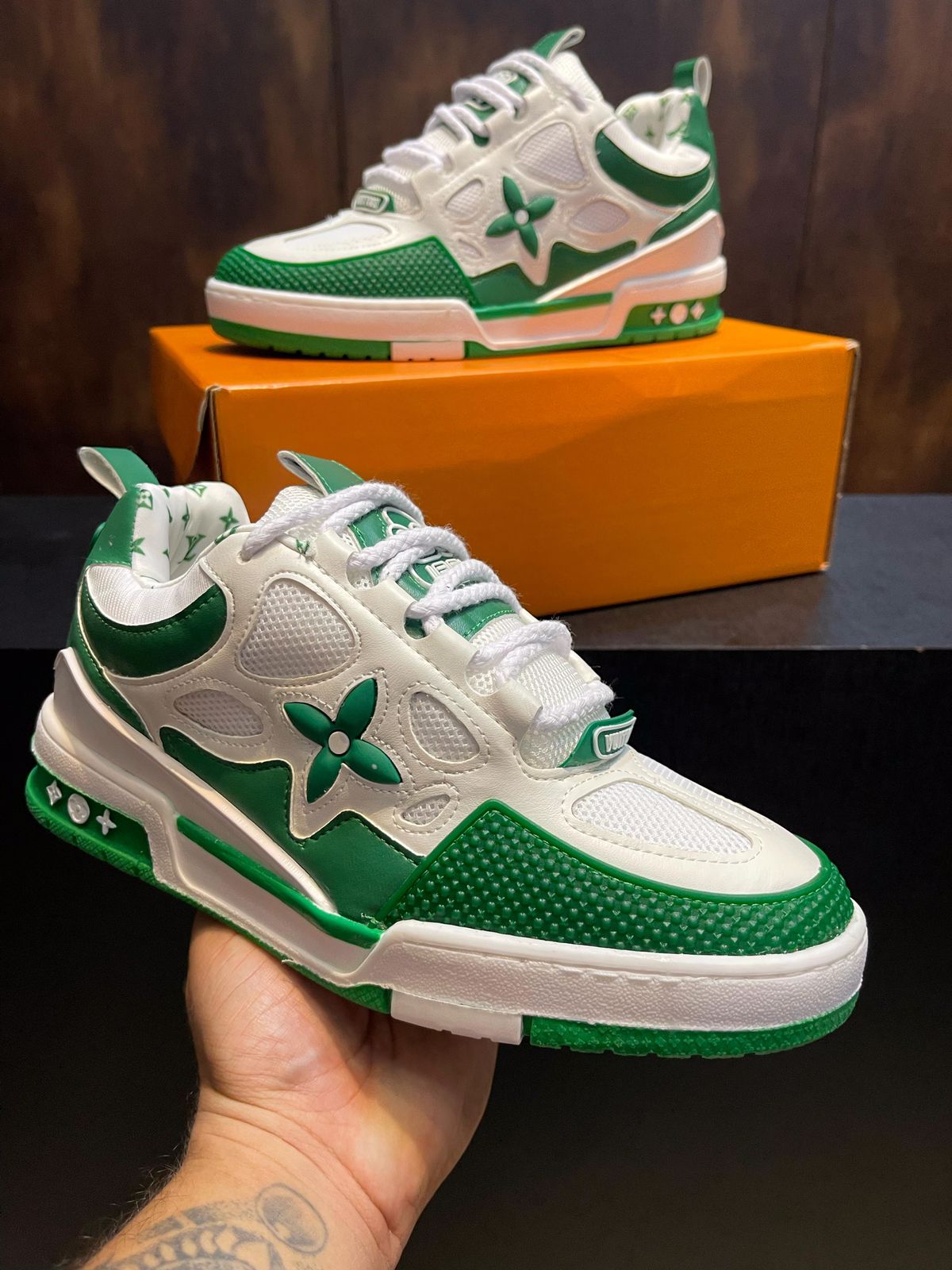 T nis Louis Vuitton Trainer Premium Masculino Tenis Atacado 30 Shoes