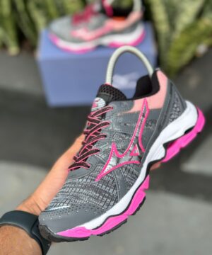 Tenis Mizuno Nirvana 9 Premium Feminino Rosa 3