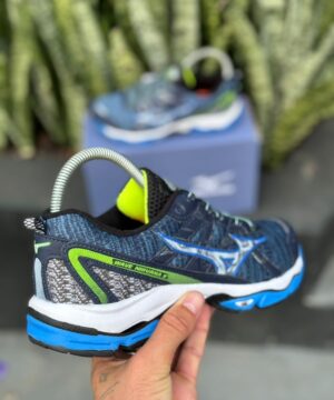 Tenis Mizuno Nirvana 9 Premium Masculino Azul 3