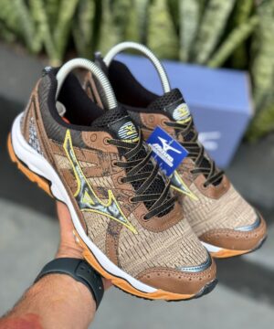 Tenis Mizuno Nirvana 9 Premium Masculino Laranja 1