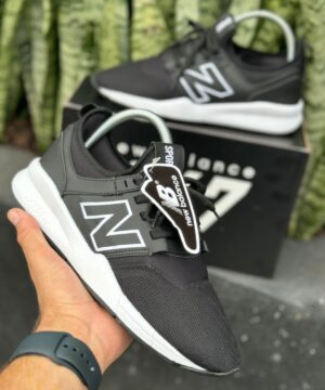 Tênis New Balance 247 Sport Preto Branco Premium Masculino