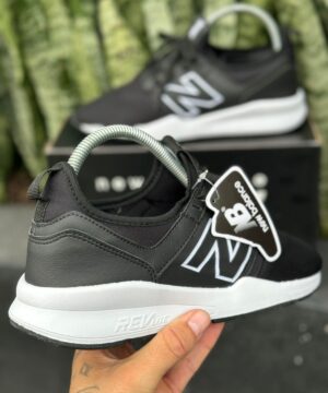 Tenis New Balance 247 Sport Preto Branco Premium Masculino 5