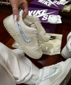 Tenis Nike Dunk SB Silver Light Premium Feminino 1
