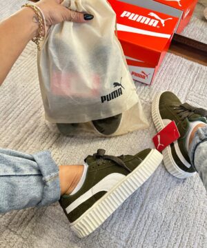 Tenis Puma Sued Bege Premium Feminino 1