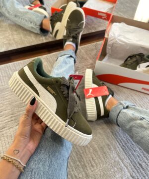 Tenis Puma Sued Bege Premium Feminino 4