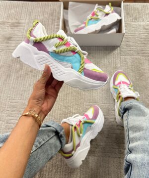 Tênis Sneaker Color Cords Feminino Premium