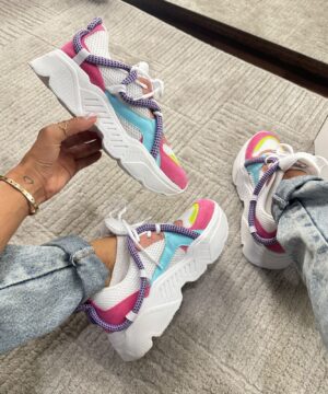 Tenis Sneaker Color Cords Premium Feminino 4