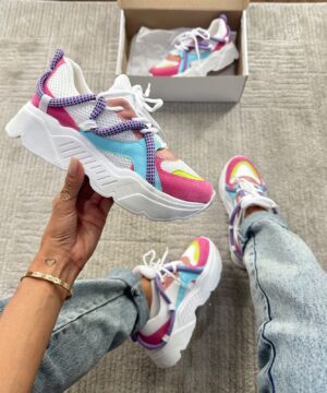 Tênis Sneaker Color Cords Premium Feminino