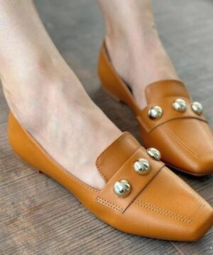 Mocassim Loafer Rasteira Feminino Premium 4