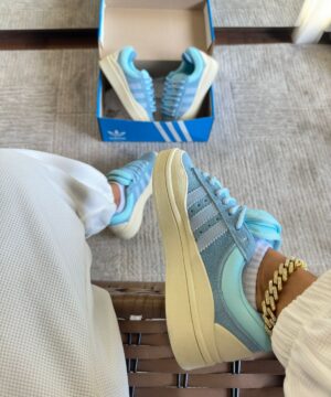 Tenis Adidas Bad Bunny Campus Azul Feminino Premium 1