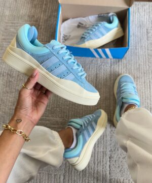Tenis Adidas Bad Bunny Campus Azul Feminino Premium 2