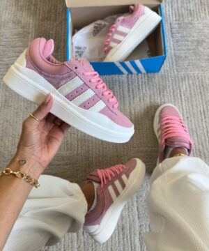 Tênis Adidas Bad Bunny Campus Rosa Feminino Premium