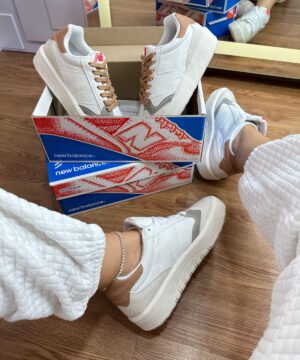 Tenis New Balance CT302 Branco Marrom Premium Feminino 3