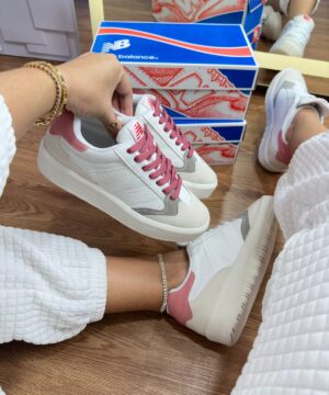 Tenis New Balance CT302 Branco Rosa Premium Feminino 2