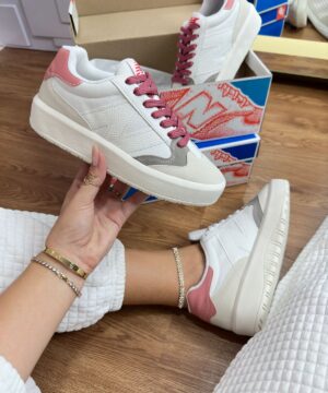 Tênis New Balance CT302 Branco Rosa Premium Feminino