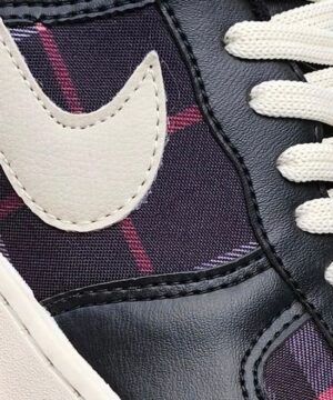 Tenis Nike Air Force Burberry Preto Masculino Grade Fechada 1