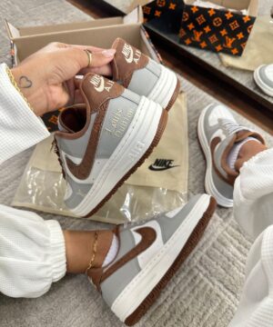 Tenis Nike Air Force Louis Vuitton Feminino Premium 11