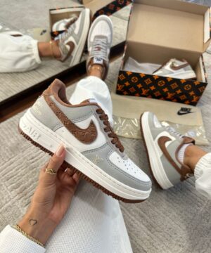 Tenis Nike Air Force Louis Vuitton Feminino Premium 14