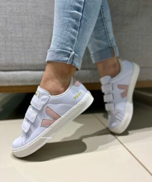 Tenis Vert Velcro Feminino Grade Fechada 3