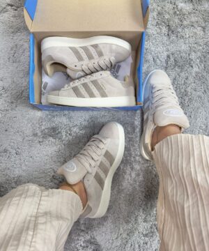 Tenis Adidas Campus Couro Off Bege Feminino Premium 4