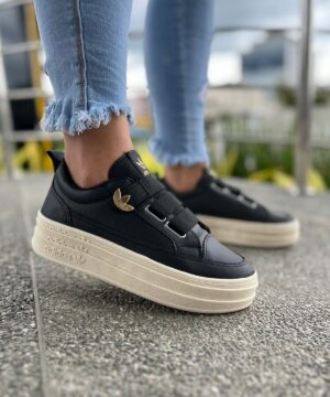Tenis Adidas Elastico Plataforma Feminino Premium 1