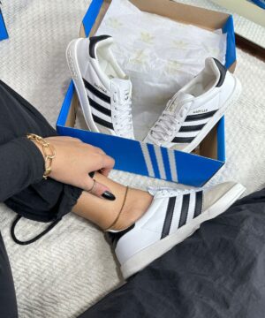 Tenis Adidas Gazelle Branco Premium Feminino 1