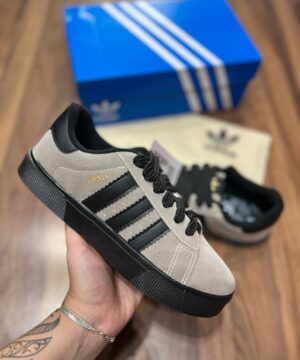 Tenis Adidas Gazelle Cinza Premium Masculino 1 scaled