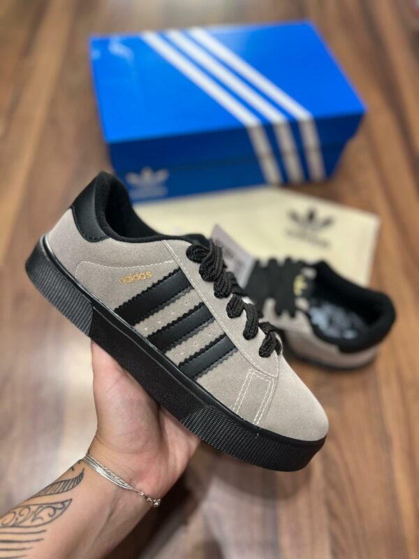 Tenis Adidas Gazelle Cinza Premium Masculino 1 scaled