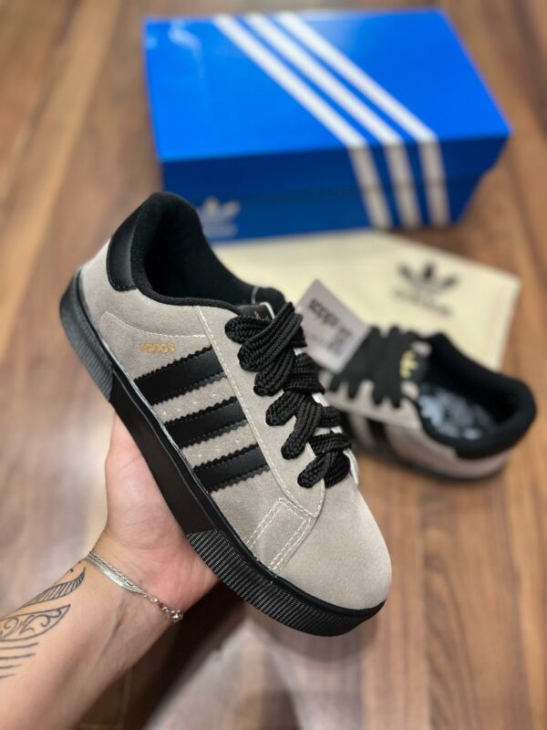 Tenis Adidas Gazelle Cinza Premium Masculino 2 scaled