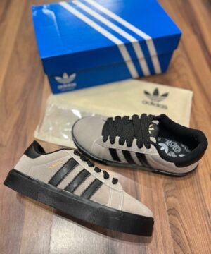 Tenis Adidas Gazelle Cinza Premium Masculino 3 scaled