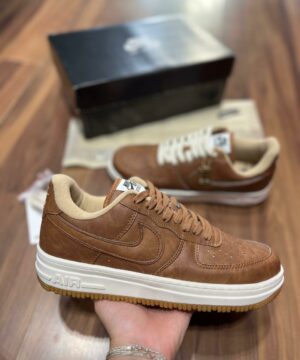 Tênis Nike Air Force 1 Marrom Masculino Premium