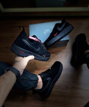 Tenis Nike Air Force Camurca Black Suede Premium Masculino 5