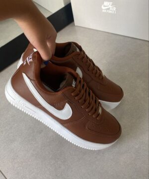 Tenis Nike Air Force Marrom Masculino Premium 1
