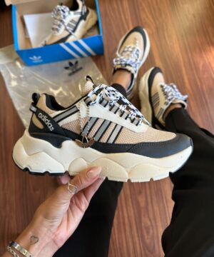 Tenis Adidas Dymond Beje Preto Feminino Premium 6