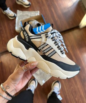 Tênis Adidas Dymond Beje Preto Feminino Premium