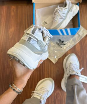 Tenis Adidas Dymond Branco Cinza Feminino Premium 6