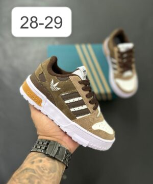 Tênis Adidas Forum Marrom Infantil