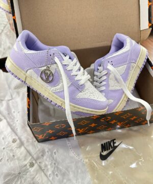 Tenis Nike Dunk X Louis Vuitton Roxo Feminino Premium 1