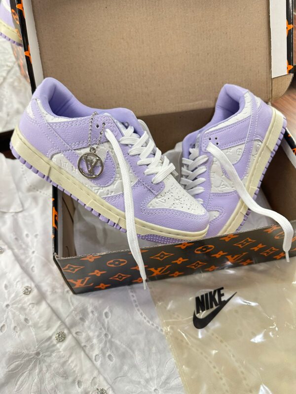 Tenis Nike Dunk X Louis Vuitton Roxo Feminino Premium 1