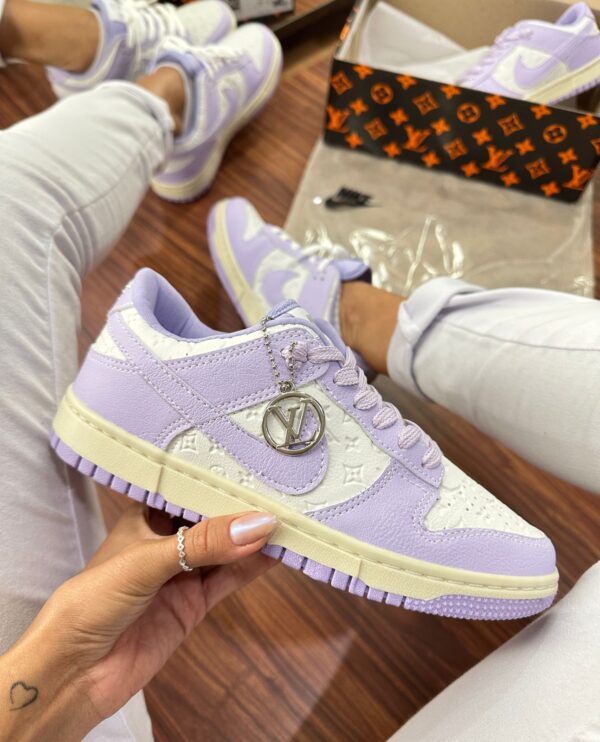 Tenis Nike Dunk X Louis Vuitton Roxo Feminino Premium 2