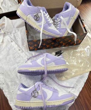 Tenis Nike Dunk X Louis Vuitton Roxo Feminino Premium 3