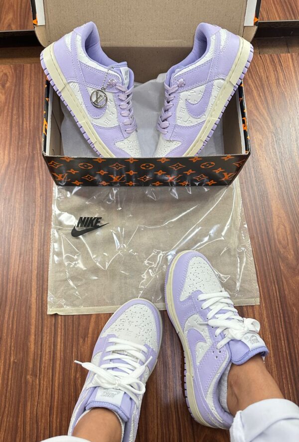 Tenis Nike Dunk X Louis Vuitton Roxo Feminino Premium 6
